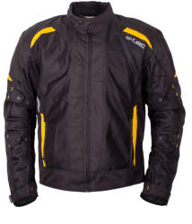  Nyári motoros kabát W-TEC Tosheck fekete-sárga 4XL (26179-4XL)