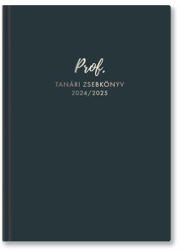 TopTimer Tanári zsebkönyv, 2025/2026 tanév, A5, heti, TOPTIMER, kékesszürke (CONKTKSZ25)