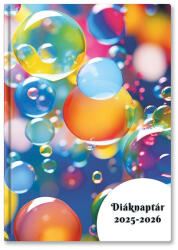TOPTIMER Diák zsebkönyv TOPTIMER papírborító B/6 heti 120x170mm Gömbök 2025-2026 (23_0014605)