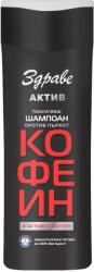 Sănătos Zdrave Active Șampon întăritor cu cafeină și cărbune activ, 200 ml