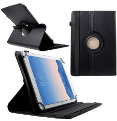 Univerzális TabletPC tok, mappa tok, 9-10", stand, elforgatható (360°), fekete - mobilkozpont