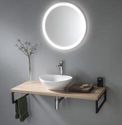 Aqualine Sapho AQUALINE VEGA 104x45cm mosdótartó pult, platina tölgy VG710 (VG710)