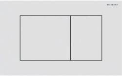 Geberit Sigma40 Square működtetőlap 2 mennyiséges öblítéshez easy-to-clean bevonattal, matt fehér 115.629. JT. 1 (115.629.JT.1)