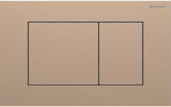 Geberit Sigma40 Square működtetőlap 2 mennyiséges öblítéshez easy-to-clean bevonattal, szálcsiszolt vörös arany 115.629. QB. 1 (115.629.QB.1)