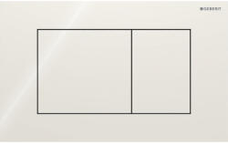Geberit Sigma40 Square működtetőlap 2 mennyiséges öblítéshez, homokszürke üveg 115.629. JL. 1 (115.629.JL.1)