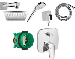 Hansgrohe Logis falsík alatti csaptelep szett, króm SZP-HG34 (SZP-HG34)