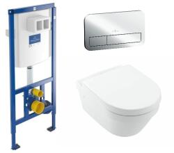 Villeroy & Boch falsík alatti wc tartály komplett szett SZP-VB2 (92246100, 92249061, 4694HR01) (SZP-VB2)