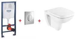 GROHE Rapid SL falsík alatti wc tartály komplett szett SZP-GR43 (38528001, 38505000, Roca-A346997000, Roca-A8019D0004) (SZP-GR43)