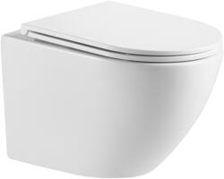 INVENA Limnos fali wc csésze, QFS, soft-close ülőkével, fehér CE-93-001-L (CE-93-001-L)