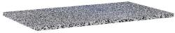 Arezzo Design TERRAZZO márvány mosdópult 80x46x2 cm fekete matt AR-168815 (AR-168815)