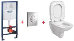 GROHE Rapid SL falsík alatti wc tartály komplett szett SZP-GR45 (38528001, 38505000, Roca-A34699L000, Roca-A8019D0004) (SZP-GR45)