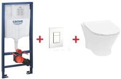 GROHE Rapid SL falsík alatti wc tartály komplett szett SZP-GR64 (38528001, 38732SH0, Roca-A346640000, Roca-A801C4200U) (SZP-GR64)