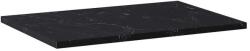 Arezzo Design MARQUINA márvány mosdópult 60x46x2 cm, matt fekete AR-167480 (AR-167480)