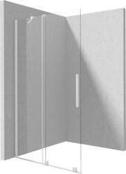 Deante PRIZMA 90 cm Walk-in tolóajtós zuhanyfal, fehér KTJ_A39R (KTJ_A39R)