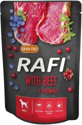 RAFI Adult - hrană umedă cu vită, merișoare marha vörös- és kék áfonyával 300 g