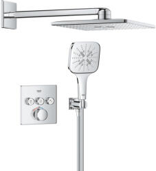 GROHE Grohtherm SmartControl falsík alatti zuhanyrendszer Rainshower SmartActive 310 Cube fejzuhannyal 1039980000 (1039980000)