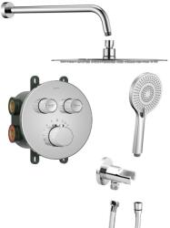 SAPHO SMARTSELECT 2-irányú falba süllyesztett zuhanycsaptelep szett, króm RP032-01 (RP032-01)