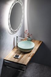 Sapho WOODY 90x50cm tömör fa pult, natúr tölgy WD090-70 (WD090-70)
