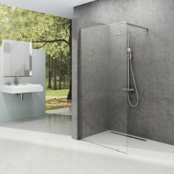 RAVAK Walk In-Wall-130 zuhanyfal, fekete GW9WJ0300Z1 (GW9WJ0300Z1)