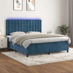 vidaXL - Bársony Ágy LED-del - 160x200 cm (3136375)