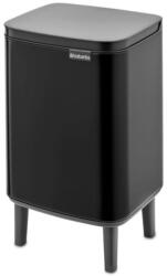 Brabantia Coș Brabantia Bo Small Hi 1006645, 7 L, Ridicat, Deschidere lină și silențioasă, Bază antiderapantă, Negru (1006645) Cos de gunoi