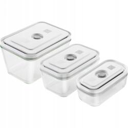 Zwilling 3 db-os Fresh & Save Zwilling téglalap alakú üveg tárolódoboz szett (36803-003-0)