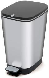 KIS chic pedálos szemetes, 50l, ezüst metál (86161)