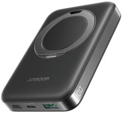 JOYROOM mágneses vezeték nélküli powerbank JR-PBM12 22.5W fogantyúval (fekete) (JR-PBM12) - blacktip