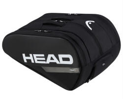 Head Tour Padel Bag L Black/White Táska teniszütőhöz