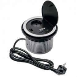 GTV Desk incastrat priza schuko CHARGER AE-BPW1S2UCH-80 (AE-BPW1S2UCH-80)