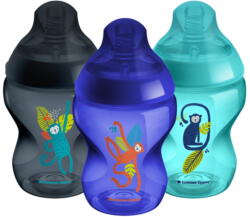Tommee Tippee Closer to Nature Midnight Jungle cumisüveg szett 260ml, 3db, kék