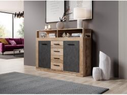 WIPMEB Luna Midi B Komód 2d4s Old Style Light/matera