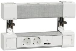 Schneider Electric Unica system - DU L 2xDE SOUSBA/C (on/under)-alb/G (INS44400)