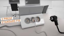 Legrand Grup de prize pentru birou echipare 3 prize shuko + 2 USB (S3713DBU)