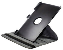 Samsung Tab A 9.7 SM-T550 / T555, mappa tok, elforgatható (360°), fekete - csontosteam