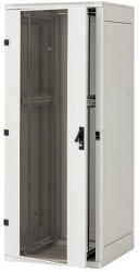 TRITON 19" 42U 800x1000 mm Biztonsági üvegajtóval, teherbírás 800kg, fekete álló rack szekrény - ipkameradiszkont