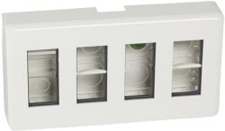 Legrand Doza aparenta pentru aparataj modular mosaic - 4x4 - 16module Alb (078888L)