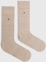 Tommy Hilfiger zokni 2 pár bézs, férfi, 100001496 - bézs 39/42