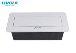 LIVOLO Carcasa prize incorporabile birou, 6M, Gri (VL-SHS013-S)
