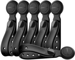 Joyroom JR-ZS422 Szilikon Kábelkötegelő Mágnessel x 6 db - Fekete (JR-ZS422-B)