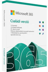 Microsoft Office 365 Családi csomag (előfizetés 1 évre) [EP2-32372]