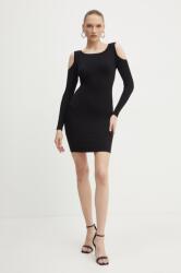 GUESS ruha EMELY fekete, mini, testhezálló, W4YK08 Z3FF0 - fekete S