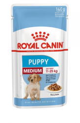 Royal Canin MEDIUM PUPPY - nedves táp közepes testű kölyök kutya részére (10*140g)