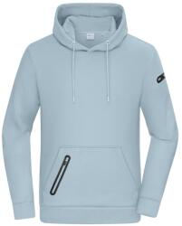 James & Nicholson (Daiber) Stílusos férfi kapucnis pulóver 8046 - Milky blue | 3XL (8046-1782974040)