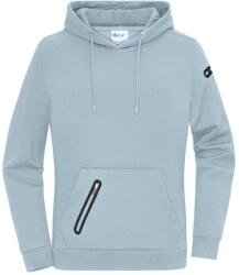 James & Nicholson (Daiber) Stílusos női kapucnis pulóver 8045 - Milky blue | S (8045-1782974060)