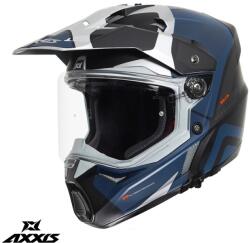 AXXIS Casca Axxis Wolf DS Hydra - Adventure, albastru mat, Ochelari soare incluși (42598822173)