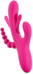 Sweet Smile SMILE - tripla karos, nyelves vibrátor (pink) - sexshopcenter
