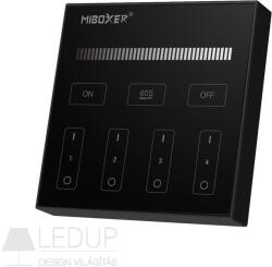 Mi-Light 2, 4g Milight 4 Zónás Egyszínű Rf B1b Dimmerelhető Touch Panel, Fekete (mb-b1-b)