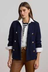 Ralph Lauren pamut kabát sötétkék, átmeneti, kétsoros gombolású, 200957610 - sötétkék L
