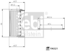 Febi Bilstein Hidraulikus szűrő, automata sebességváltó FEBI BILSTEIN 196321 (196321)